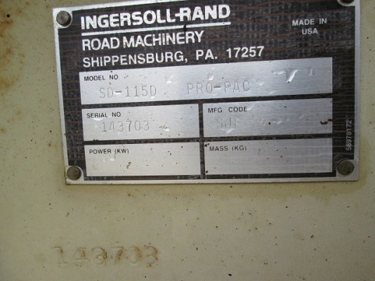 ขายรถบดถนน SD115#143703 มือสองนำเข้าจากอเมริกา