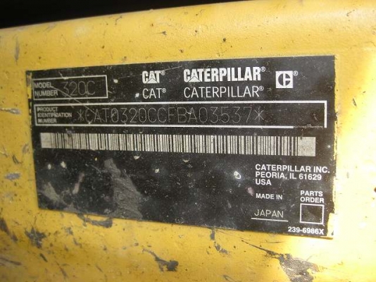ขายรถขุด CATERPILLAR 320C มือสองนำเข้าจากญี่ปุ่นแท้ สภาพพร้อมใช้งาน รถเก่าจากญี่ปุ่น