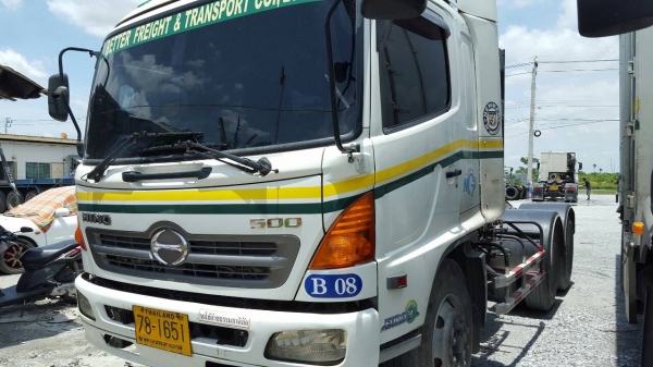 ขายด่วนครับ หัวลาก HINO FM8JKKA 260 แรง ปี 51 แก๊ส รถสวยพร้อมใช้งานครับ