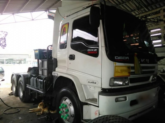 รถอีซูซุ 10 ล้อ หัวลาก 320 แรงม้า. ปี 50   ( ขาย แม่ , ลูก. )     สนใจติดต่อ  081 - 6079515