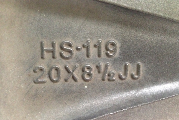 ล้อ20 5/114 หน้า 8.5นิ้ว ET+35 หลัง 9.5นิ้ว ET+25