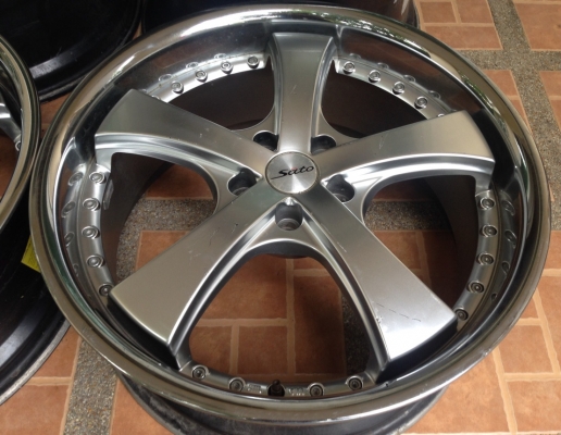 ล้อ20 5/114 หน้า 8.5นิ้ว ET+35 หลัง 9.5นิ้ว ET+25