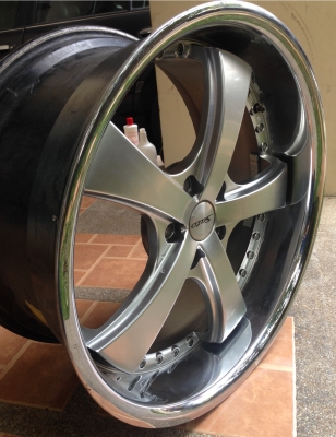 ล้อ20 5/114 หน้า 8.5นิ้ว ET+35 หลัง 9.5นิ้ว ET+25