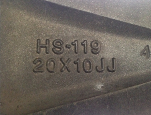 ล้อ20 5/114 หน้า 8.5นิ้ว ET+35 หลัง 9.5นิ้ว ET+25