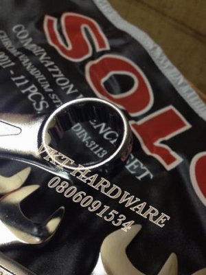 ประแจแหวนข้างปากตาย 11 ตัวชุด SOLO 8-24 no.9011