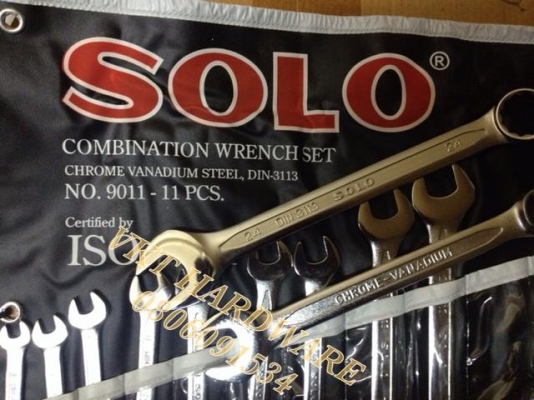 ประแจแหวนข้างปากตาย 11 ตัวชุด SOLO 8-24 no.9011