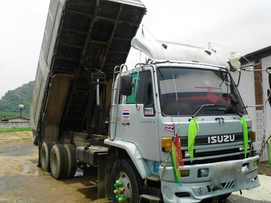 รถอีซูซุ 10 ล้อดั้ม FXZ  240 แรงม้า. ปี 38 (  นางฟ้าแท้. )     สนใจติดต่อ  081 - 6079515