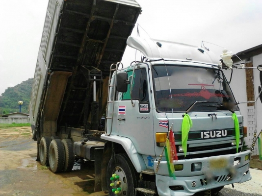 รถอีซูซุ 10 ล้อดั้ม FXZ  240 แรงม้า. ปี 38 (  นางฟ้าแท้. )     สนใจติดต่อ  081 - 6079515