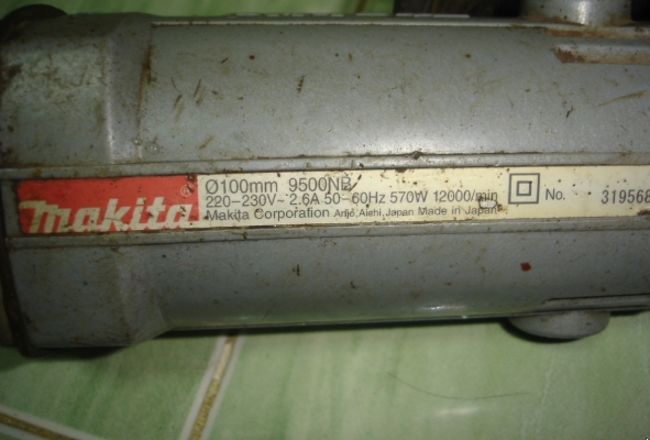 ขายเจียร์มือ4" 9500NB MAKITA สวิทช์ท้าย 570W
