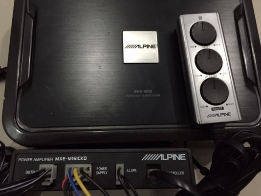 ขายตู้ Sub Alpine SWE-1500 สภาพสวย หายาก รีโมทครบ