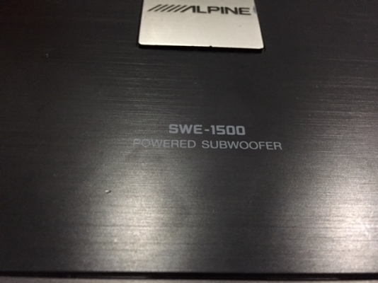 ขายตู้ Sub Alpine SWE-1500 สภาพสวย หายาก รีโมทครบ