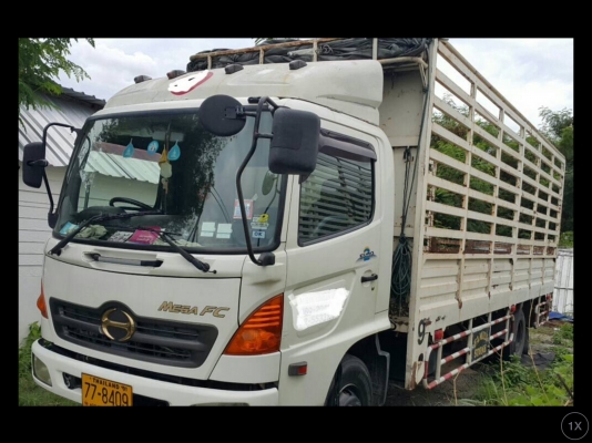 รถa HINO MEGA ( FC 4J) 6ล้อ165แรงม้า ยาว6.5เมตร ปี08(2551)สวยๆนางฟ้า
