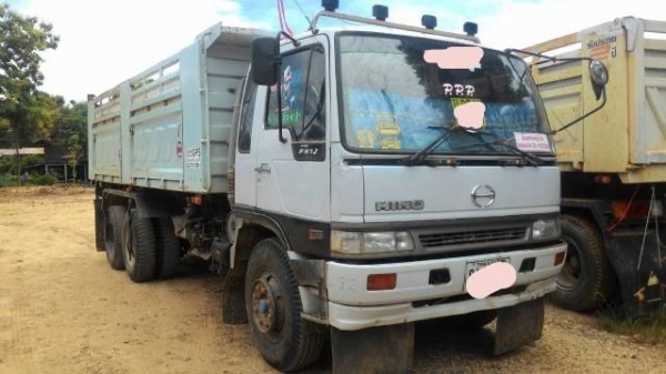 ขาย HINO FM1J  210  สองเพลาดั๊ม กระบะเหล็กสามมิตร