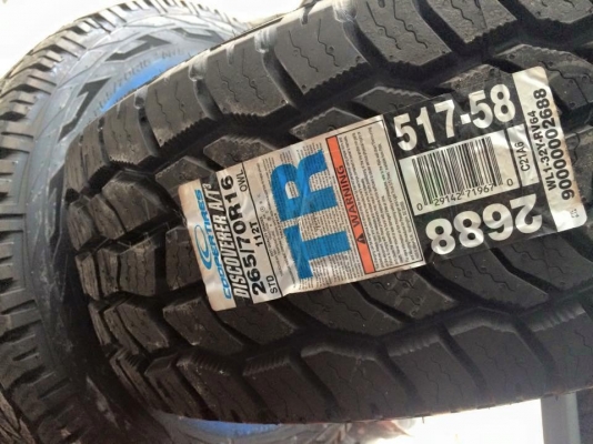 Cooper Discoverer A/T3 ขนาด 265 70 r16 ยางปี15 Made in USA