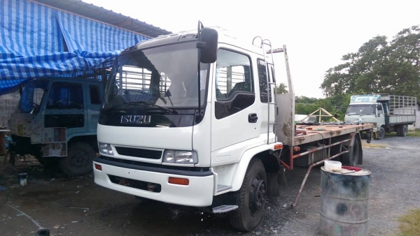 6ล้อเดกก้า เครื่อง195 พื้นเรียบ รถห้างแท้ ยาว 7.20 เมตร คัสซีสวยตลอดเส้น ยาง 40\% หัวทำใหม่สวยกริบเลย