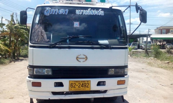 ขายรถ6ล้อ ฮีโน่ สิงไฮเทค ติดเครน3ตัน7  5ปลอก  เครื่อง 195  HO7D