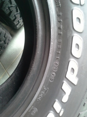 BF All USA. 265/75/16 สิ้นปี10 สภาพสวยๆ 1ชุด