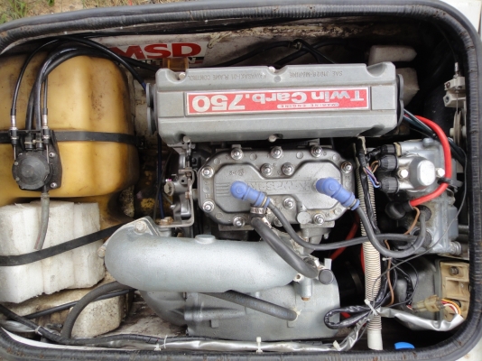 ขายเจ็ทสกียืน KAWASAKI 750cc คาบูคู่ เก่าญี่ปุ่น เครื่องดีมาก