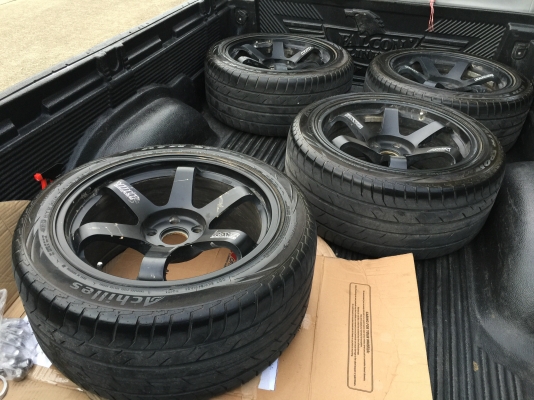 ล้อขอบ18" หน้า9หลัง10 5รู114 แม็คยางดีสวย