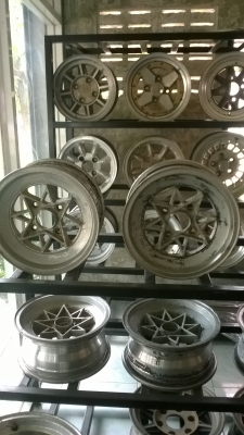 Super shark 13*6 4/114, ล้อกล้วย compe Japan 13*6 4รู110