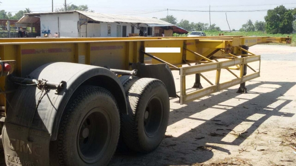 CIMC/ หางก้างสองเพลา/ ยาว 12 เมตร สวยพร้อมใช้