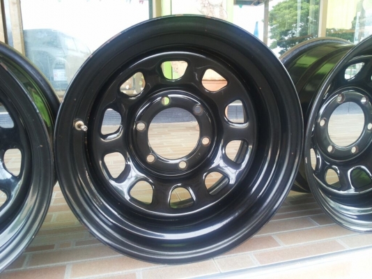 กระทะเหล็ก ลาย rock crawler 51 ขอบ 15 กว้าง 8