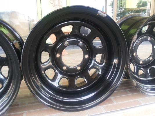 กระทะเหล็ก ลาย rock crawler 51 ขอบ 15 กว้าง 8