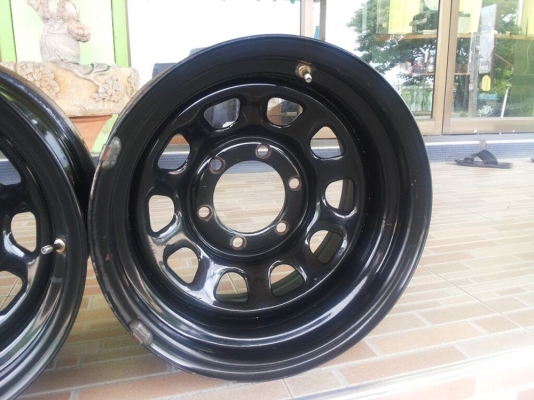 กระทะเหล็ก ลาย rock crawler 51 ขอบ 15 กว้าง 8