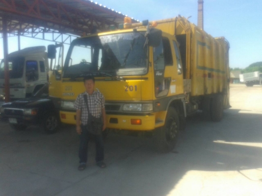 รถบรรทุกขยะ  HINO รุ่น FE2J  แชซซี FE2JJKAXXX