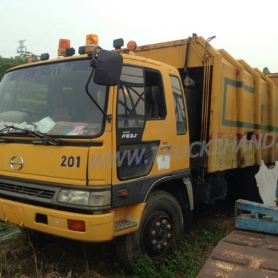 รถบรรทุกขยะ  HINO รุ่น FE2J  แชซซี FE2JJKAXXX
