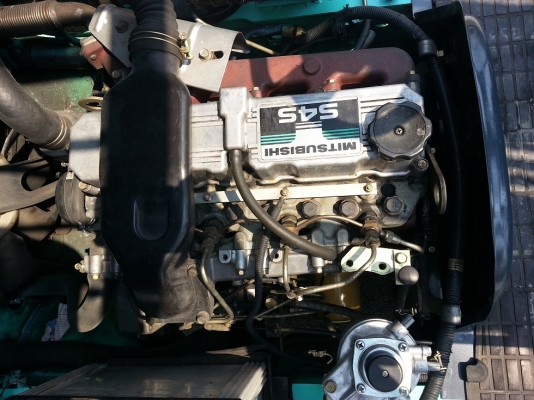 ฟอร์คลิฟท์ MITSUBISHI 2.5ตัน เสา 3เมตร งาสไลด์ ดีเซล เก่าญี่ปุ่น 090-986-2521 อ๊อบ