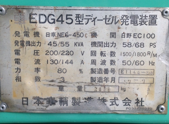 ขาย เครื่องปั่นไฟสภาพดี มือสองจากญี่ปุ่น พร้อมใช้งาน