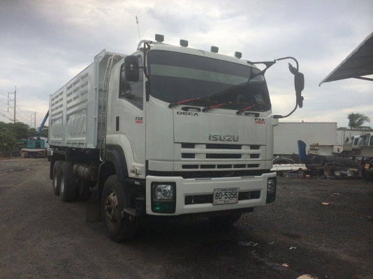 รถสิบล้อ กระบะบรรทุกยกได้ มีข้างเสริม Isuzu 360 แรงม้า ปี 55 สภาพสวยสด พร้อมใช้งาน ทดลองขับได้ สนใจต