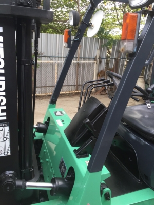 ขายด่วนรถยกเครื่องยนต์ดีเซล MITSUBISHIขนาด 3 ตันเสาสูง3เมตร เกียร์ออโต้ งาสไลด์