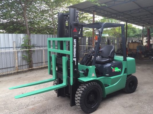 ขายด่วนรถยกเครื่องยนต์ดีเซล MITSUBISHIขนาด 3 ตันเสาสูง3เมตร เกียร์ออโต้ งาสไลด์