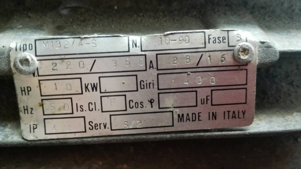 ======= Sold Out!! ======= INTER PUMP ปั้มฉีดน้ำแรงดันสูง Made in Italy มอเตอร์ 10 HP. 380 V. พร้อมใช้งาน โทร 089-2499-123 นครปฐม