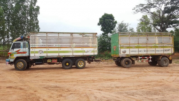 ขายรถพ่วง ดั้มแม่-ลูก ISUZU ROCKY 240 ปี 39 สภาพสวยพร้อมใช้งาน คัสซีสวยตลอดเส้น เครื่องดี เกียร์ Easton แอร์เย็น ทะเบียนพร้อมโอนครับ