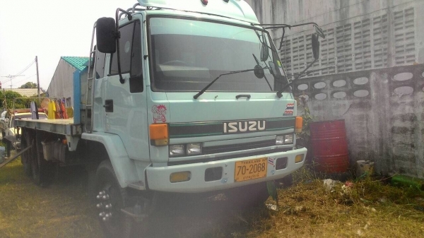 ขายดาวน์..10ล้อเพลาเดียว175แรง FVM12MY พื้นเรียบ6ม. รถสภาพดี สวย