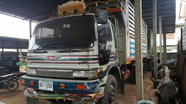 ขายรถพ่วง แม่ดั้ม-ลูกไม่ดั้ม HINO FM3M คัสซีสวยตลอดเส้น เครื่องเดิม M10C 240 แรงม้า เกียร์เดิม สโลว์เดิม ยางเต็ม แอร์เย็น ทะเบียนพร้อมโอนครับ