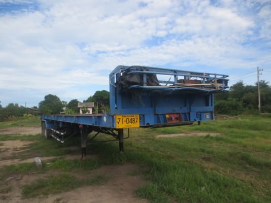 ขายด่วน!!! รถหัวลาก VOLVO FM 12 พร้อมหางพื้นเรียบสามมิตร 2 เพลา - ติดต่อคุณตั้ม 081-9512529