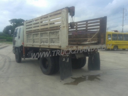 รถบรรทุก 6 ล้อดัมพ์ติดเครน ยี่ห้อ HINO FL172 เครน 3 ตัน 3 ปอก 2 ชัก ปีจดทะเบียน 2531