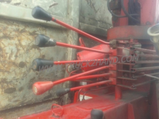 รถบรรทุก 6 ล้อดัมพ์ติดเครน ยี่ห้อ HINO FL172 เครน 3 ตัน 3 ปอก 2 ชัก ปีจดทะเบียน 2531