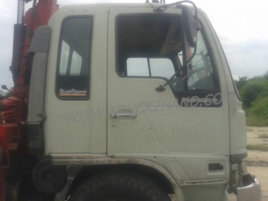 รถบรรทุก 6 ล้อดัมพ์ติดเครน ยี่ห้อ HINO FL172 เครน 3 ตัน 3 ปอก 2 ชัก ปีจดทะเบียน 2531