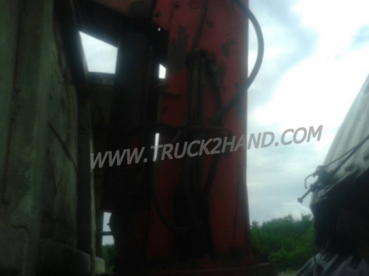 รถบรรทุก 6 ล้อดัมพ์ติดเครน ยี่ห้อ HINO FL172 เครน 3 ตัน 3 ปอก 2 ชัก ปีจดทะเบียน 2531