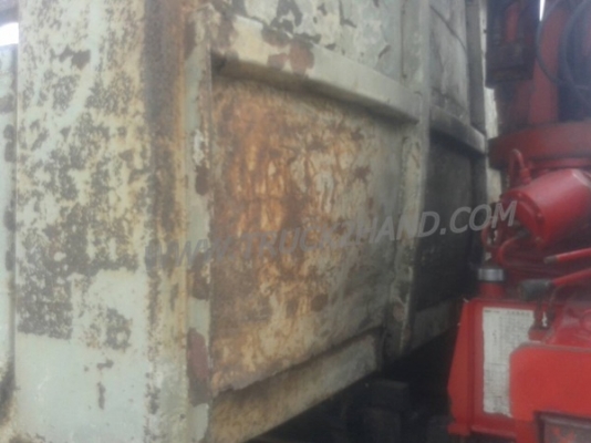 รถบรรทุก 6 ล้อดัมพ์ติดเครน ยี่ห้อ HINO FL172 เครน 3 ตัน 3 ปอก 2 ชัก ปีจดทะเบียน 2531