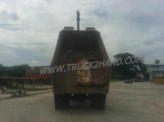 รถบรรทุก 6 ล้อดัมพ์ติดเครน ยี่ห้อ HINO FL172 เครน 3 ตัน 3 ปอก 2 ชัก ปีจดทะเบียน 2531