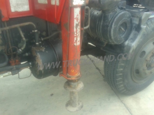 รถบรรทุก 6 ล้อดัมพ์ติดเครน ยี่ห้อ HINO FL172 เครน 3 ตัน 3 ปอก 2 ชัก ปีจดทะเบียน 2531