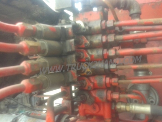 รถบรรทุก 6 ล้อดัมพ์ติดเครน ยี่ห้อ HINO FL172 เครน 3 ตัน 3 ปอก 2 ชัก ปีจดทะเบียน 2531