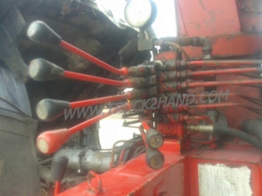 รถบรรทุก 6 ล้อดัมพ์ติดเครน ยี่ห้อ HINO FL172 เครน 3 ตัน 3 ปอก 2 ชัก ปีจดทะเบียน 2531