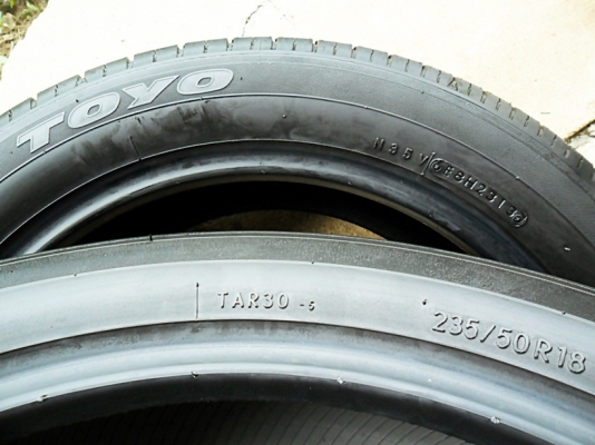 ยางซิ่งขอบ18 โตโย 235-50-R18ลงพื้นปี14 (4เส้น3,900บ) ยางซิ่งขอบ18 โตโย 235-50-R18ลงพื้นปี14 (4เส้น3,900บ)